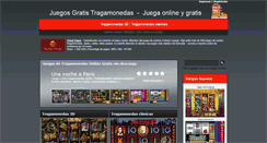 Desktop Screenshot of juegos-gratis-tragamonedas.com